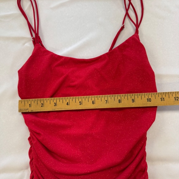 Lucy in the Sky Red Mini Dress Size S - Picture 9 of 10